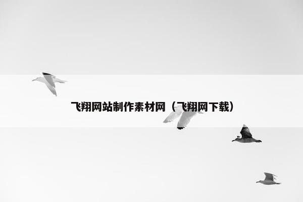飞翔网站制作素材网（飞翔网下载）