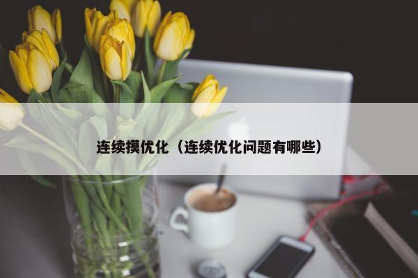 连续摸优化（连续优化问题有哪些）