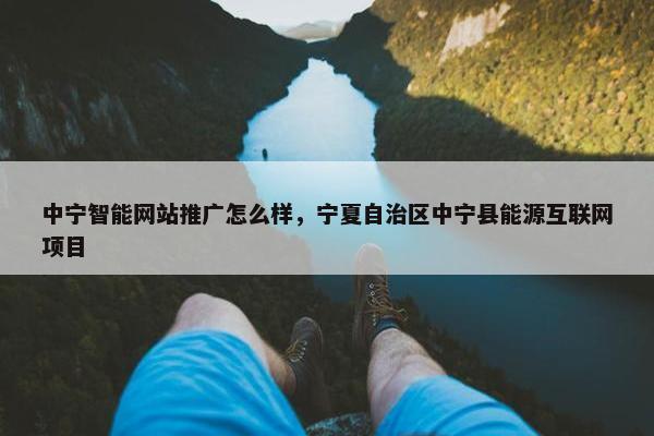 中宁智能网站推广怎么样，宁夏自治区中宁县能源互联网项目