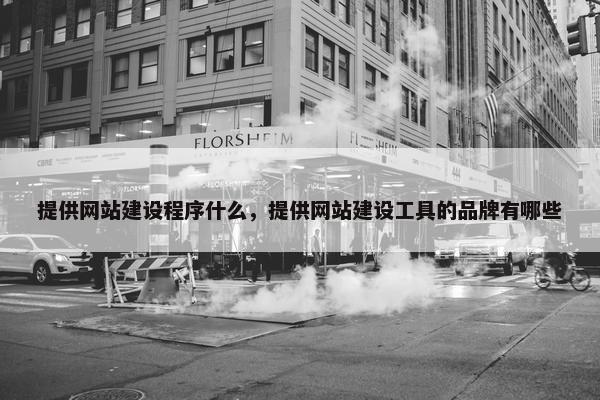 提供网站建设程序什么，提供网站建设工具的品牌有哪些