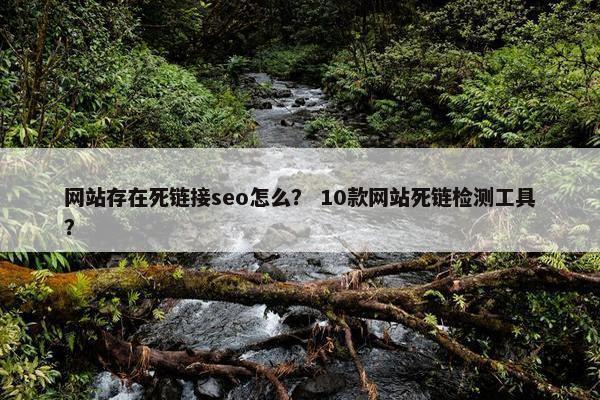 网站存在死链接seo怎么？ 10款网站死链检测工具？