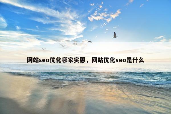 网站seo优化哪家实惠，网站优化seo是什么