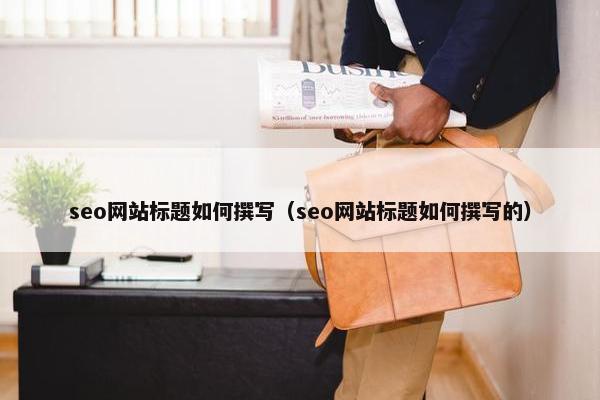 seo网站标题如何撰写（seo网站标题如何撰写的）