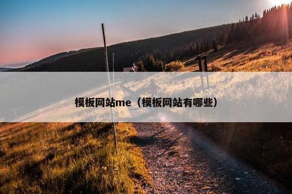 模板网站me（模板网站有哪些）