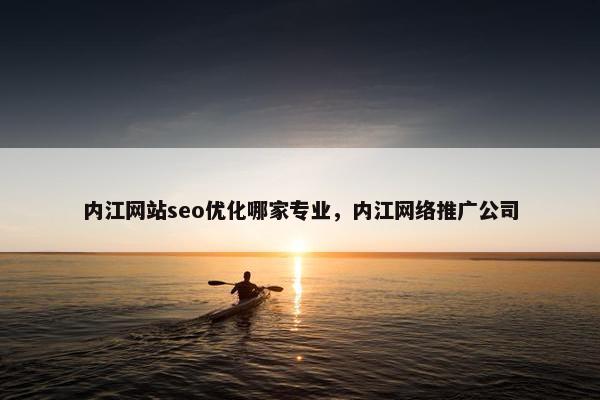内江网站seo优化哪家专业，内江网络推广公司